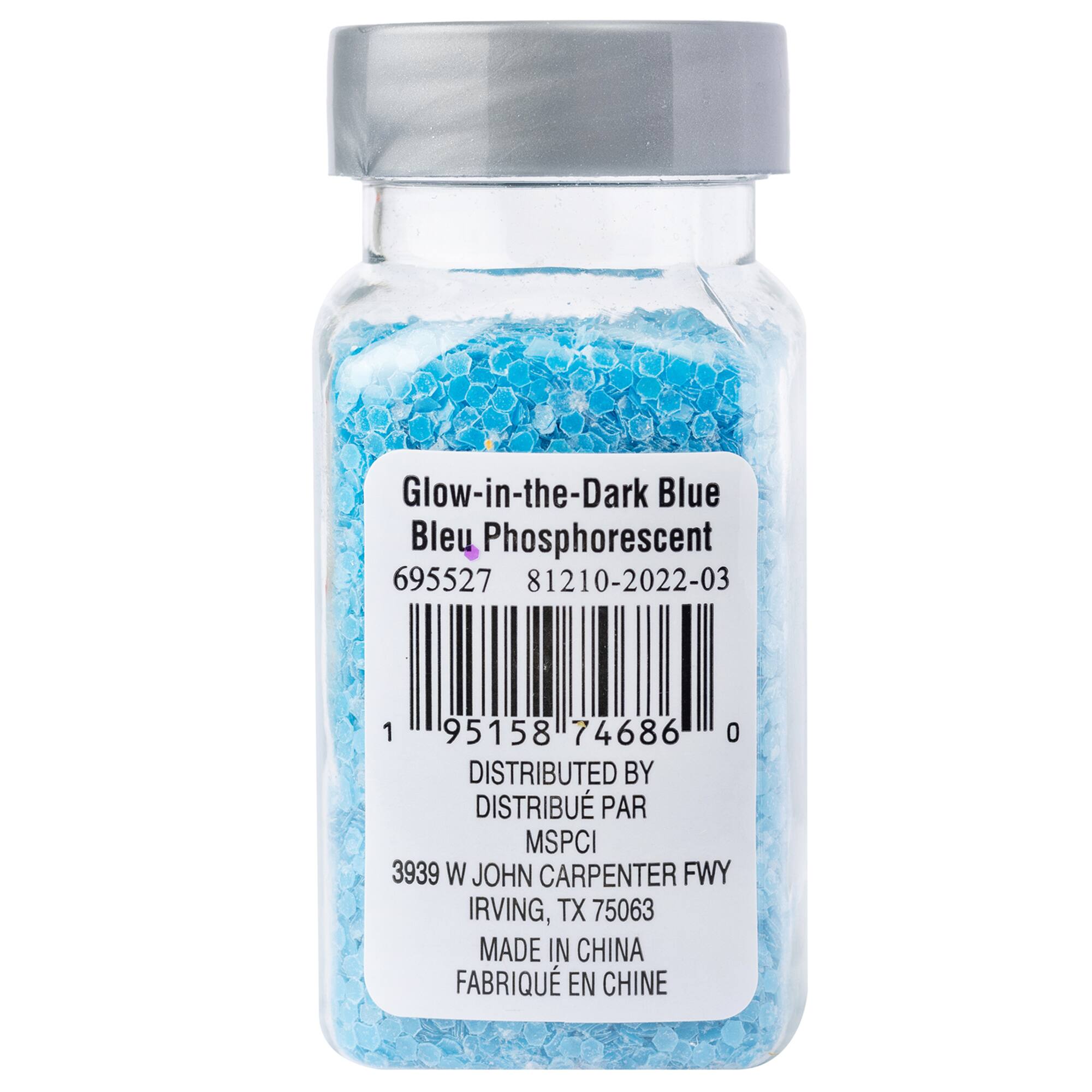 Glow-in-the-Dark Hexagon Specialty Glitter by Recollections